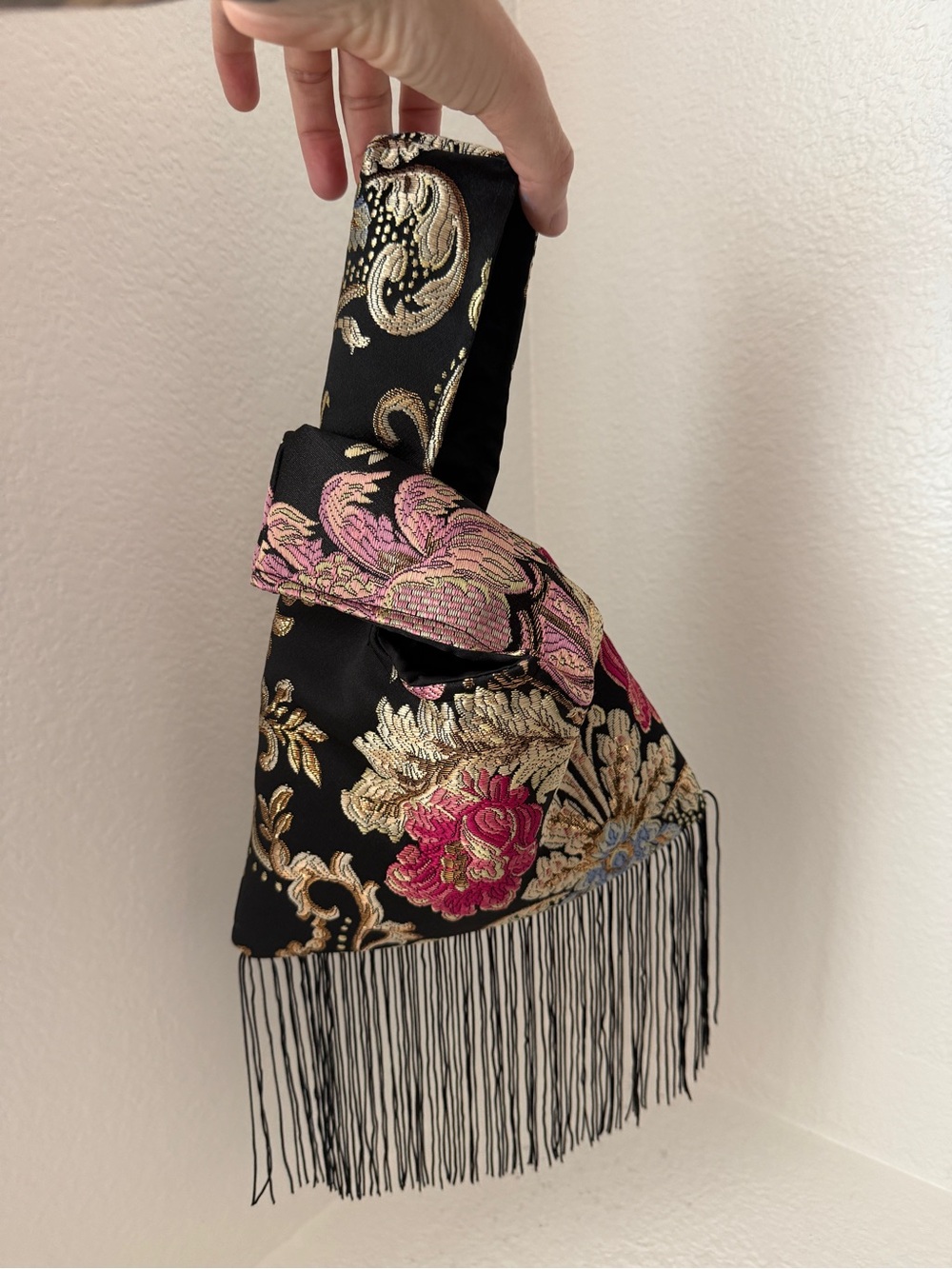 Handmade Japanese knot-style bag